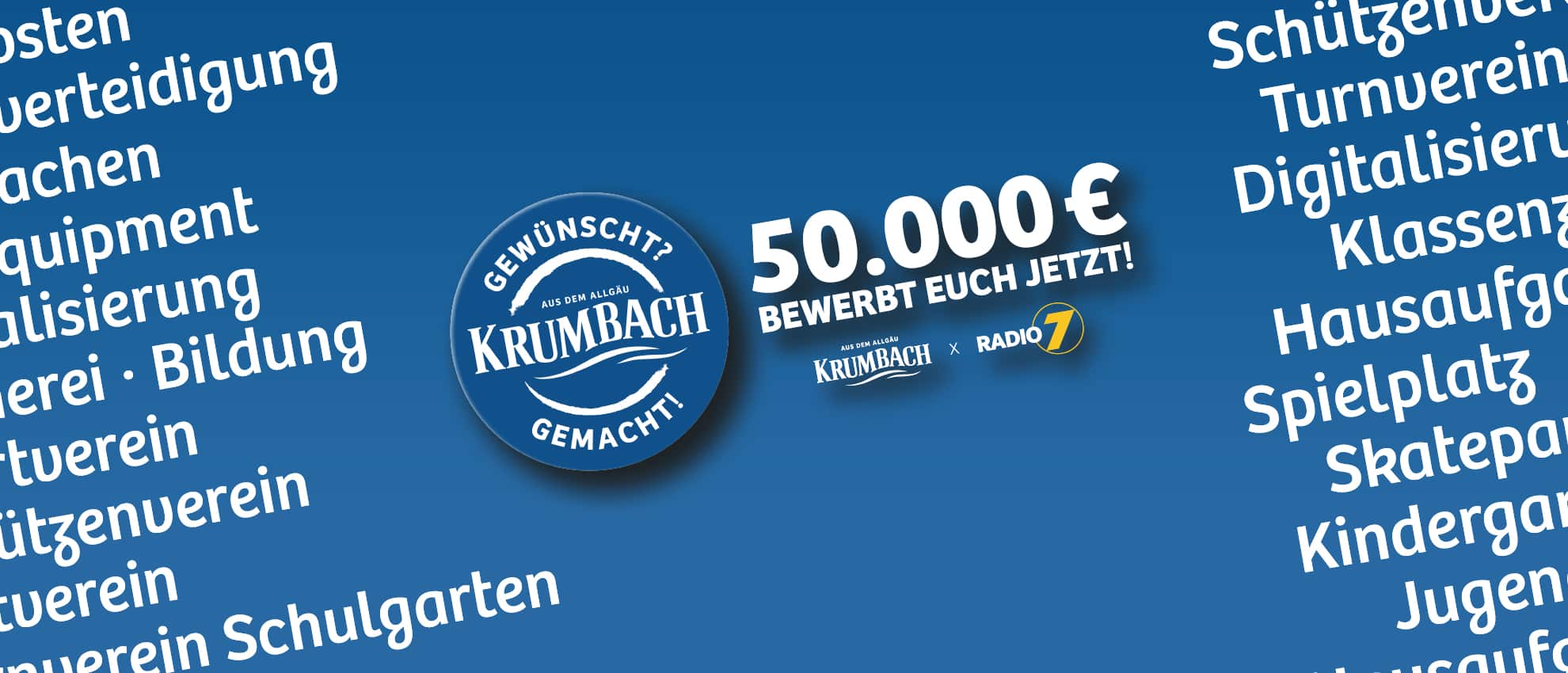 Bild zur Gewünscht? Gemacht!-Aktion von Krumbach und Radio7