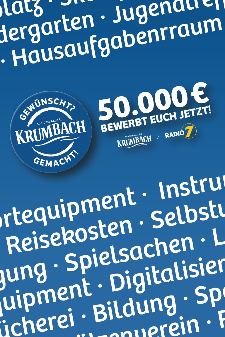Bild zur Gewünscht? Gemacht!-Aktion von Krumbach und Radio7