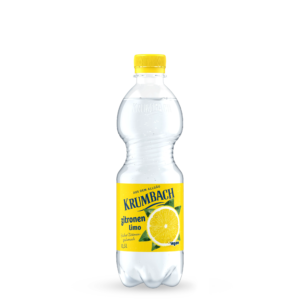 Krumbach Limonaden-Flasche im 0,5 Liter PET-Gebinde der Sorte Zitrone