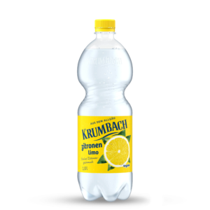 Krumbach Limonaden-Flasche im 1 Liter PET-Gebinde der Sorte Zitrone